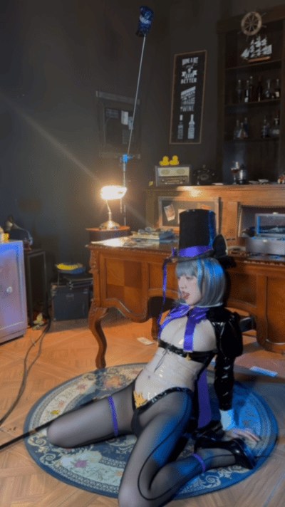 阿薰kaOri - 碧蓝航线 柴郡 魔术师-erohere82.gif