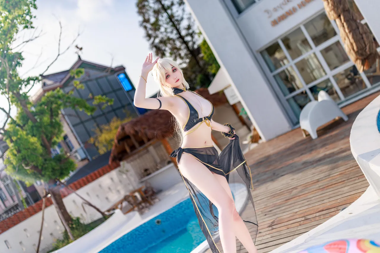 阿雪雪 FGO 黑贞泳装-erohere21.webp