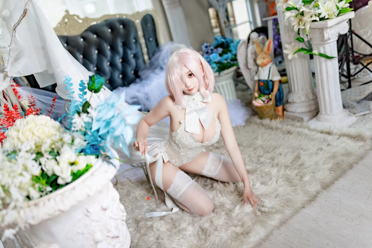 阿雪雪_yuk - FGO 玛修 婚纱同人-erohere17.webp