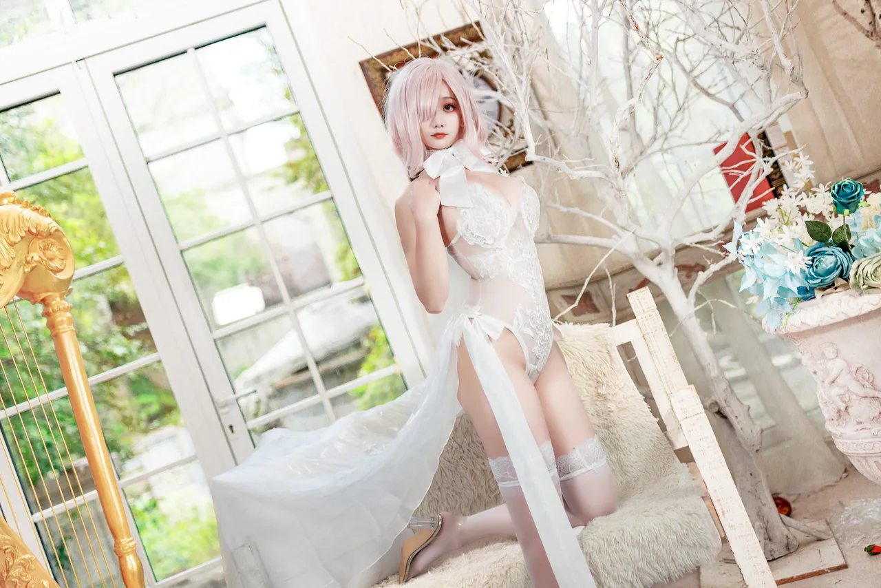 阿雪雪_yuk - FGO 玛修 婚纱同人-erohere30.webp