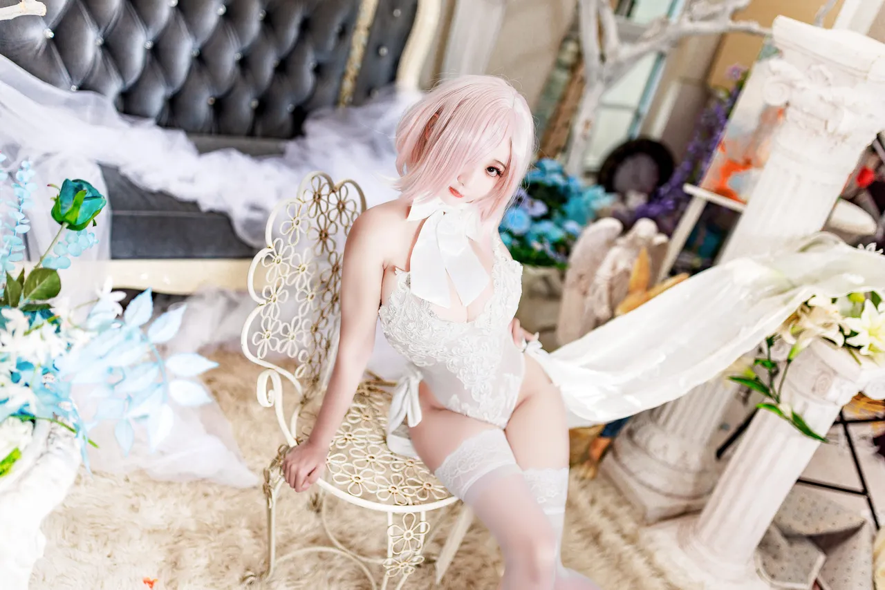 阿雪雪_yuk - FGO 玛修 婚纱同人-erohere5.webp