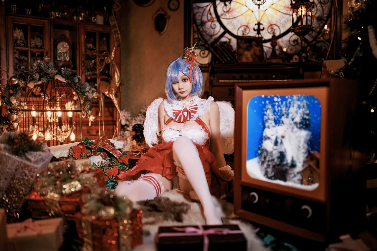 阿雪雪_yuki - 从零开始的异世界生活 蕾姆 圣诞小天使-erohere14.webp