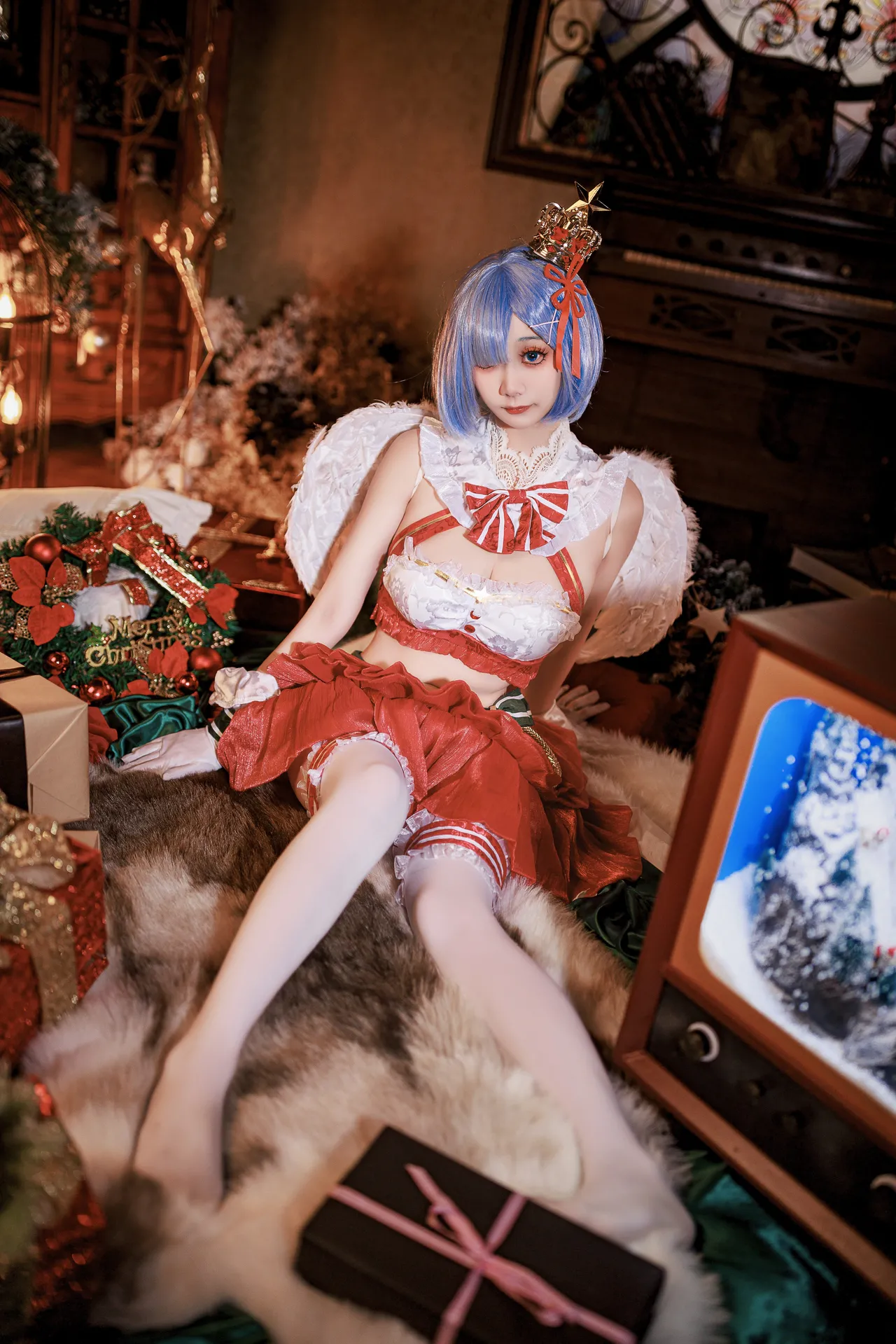 阿雪雪_yuki - 从零开始的异世界生活 蕾姆 圣诞小天使-erohere15.webp