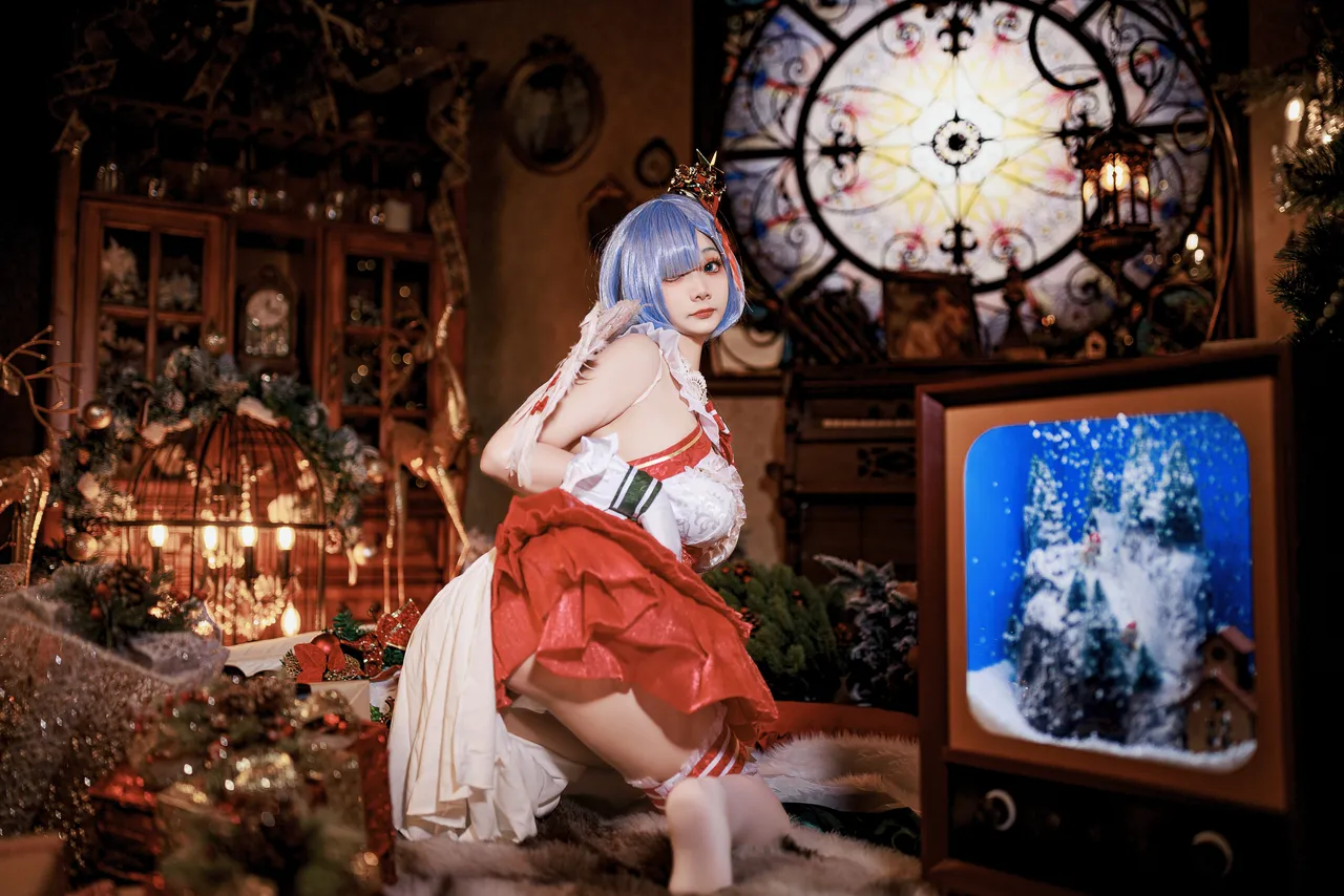 阿雪雪_yuki - 从零开始的异世界生活 蕾姆 圣诞小天使-erohere16.webp