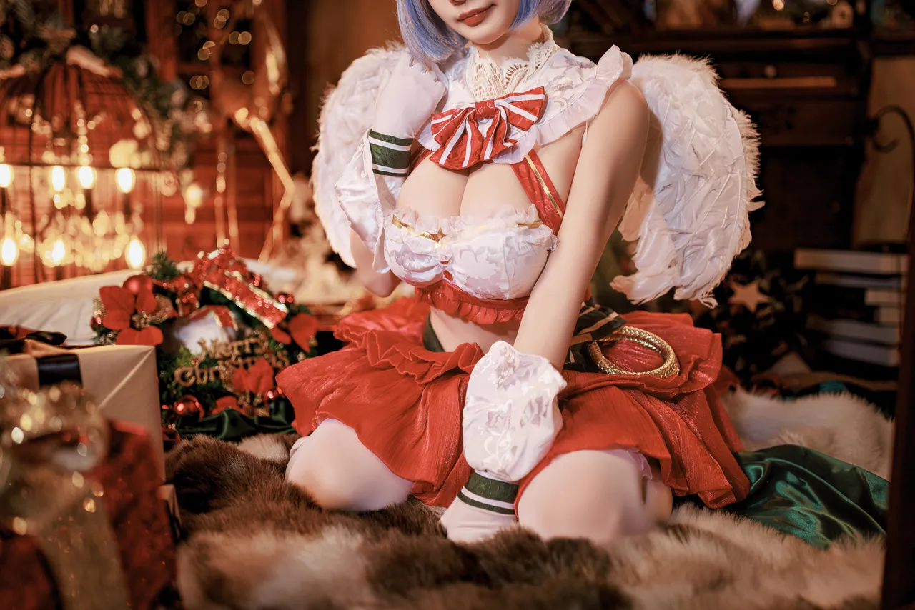 阿雪雪_yuki - 从零开始的异世界生活 蕾姆 圣诞小天使-erohere21.webp