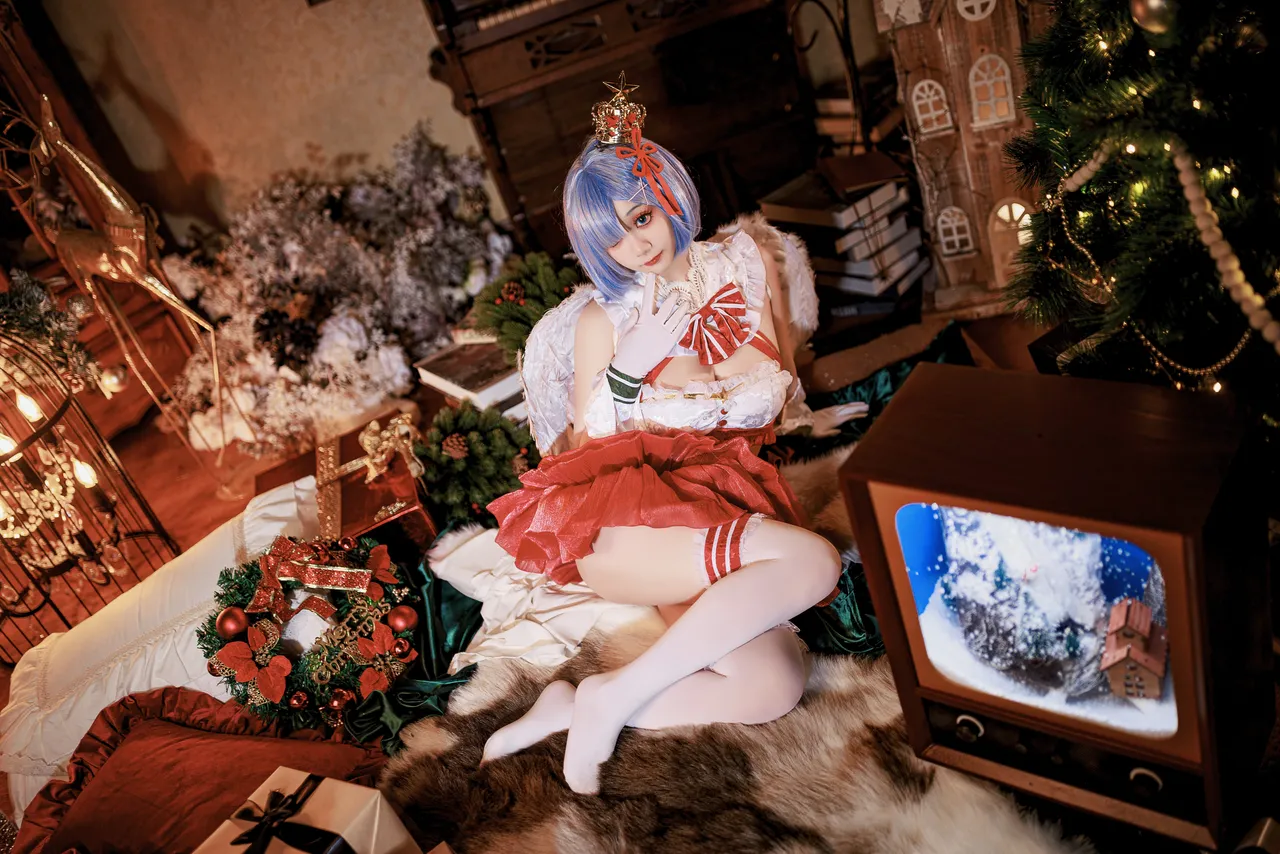 阿雪雪_yuki - 从零开始的异世界生活 蕾姆 圣诞小天使-erohere25.webp
