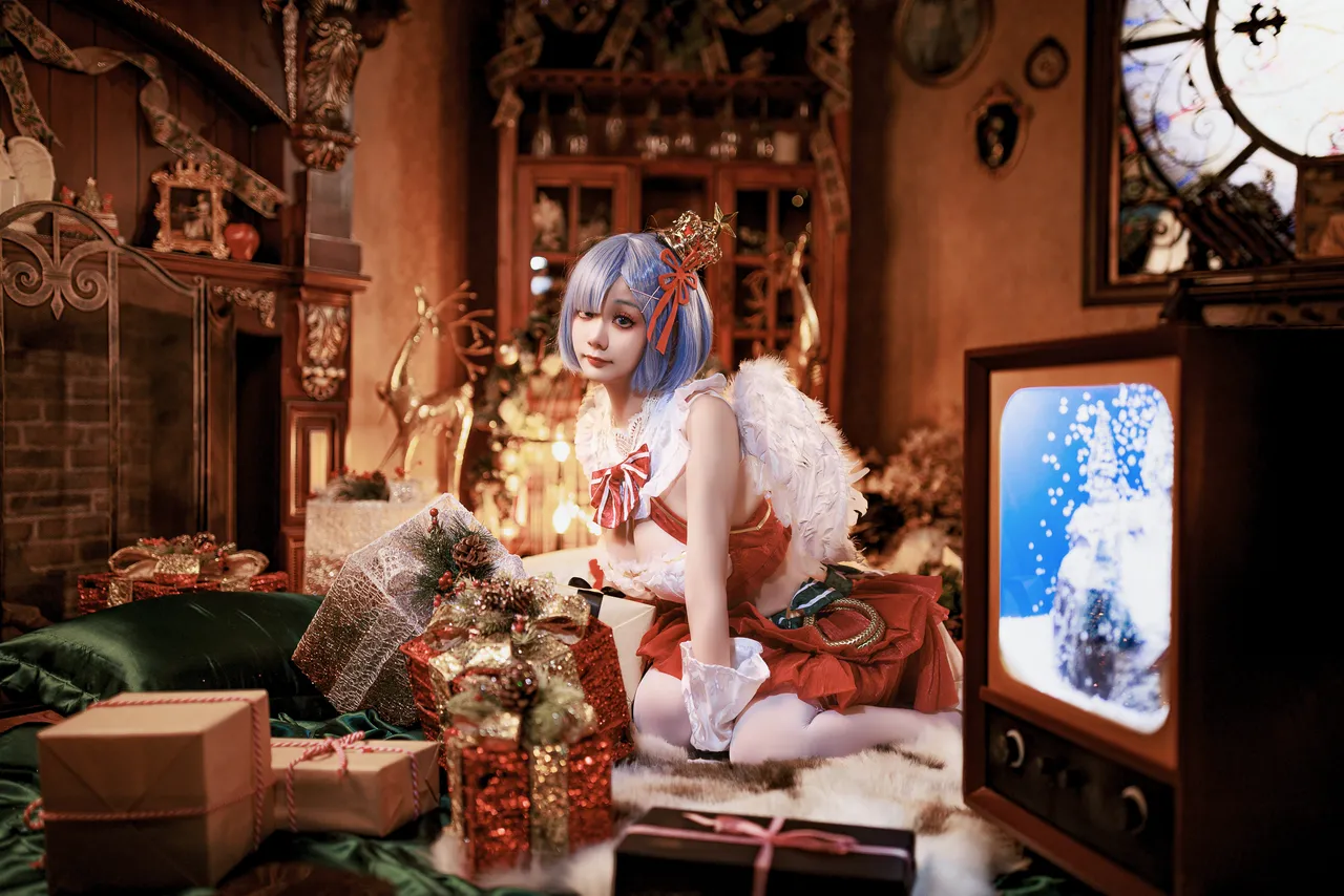 阿雪雪_yuki - 从零开始的异世界生活 蕾姆 圣诞小天使-erohere3.webp