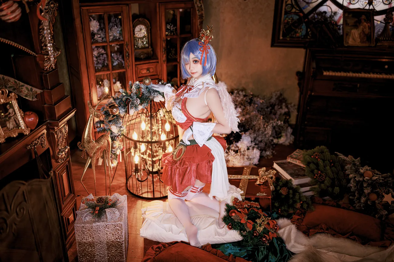 阿雪雪_yuki - 从零开始的异世界生活 蕾姆 圣诞小天使-erohere39.webp