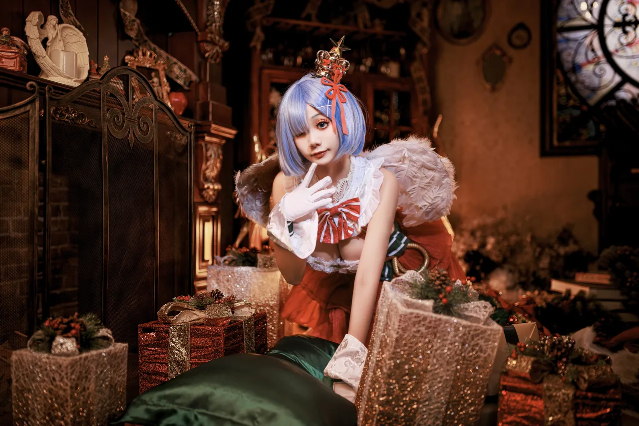 阿雪雪_yuki - 从零开始的异世界生活 蕾姆 圣诞小天使-erohere42.webp
