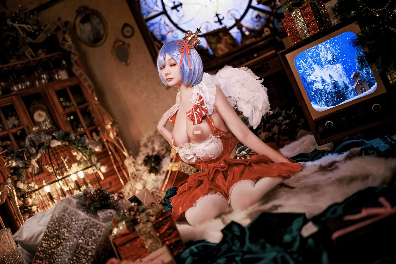 阿雪雪_yuki - 从零开始的异世界生活 蕾姆 圣诞小天使-erohere50.webp