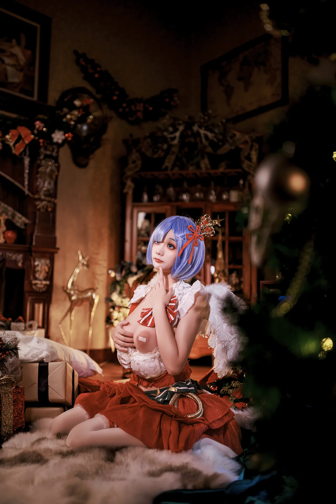 阿雪雪_yuki - 从零开始的异世界生活 蕾姆 圣诞小天使-erohere53.webp