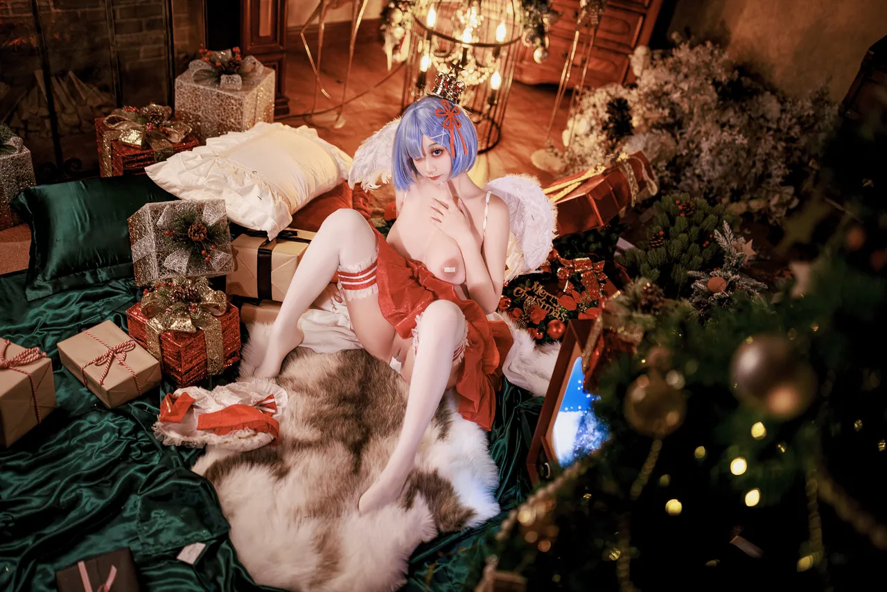阿雪雪_yuki - 从零开始的异世界生活 蕾姆 圣诞小天使-erohere61.webp