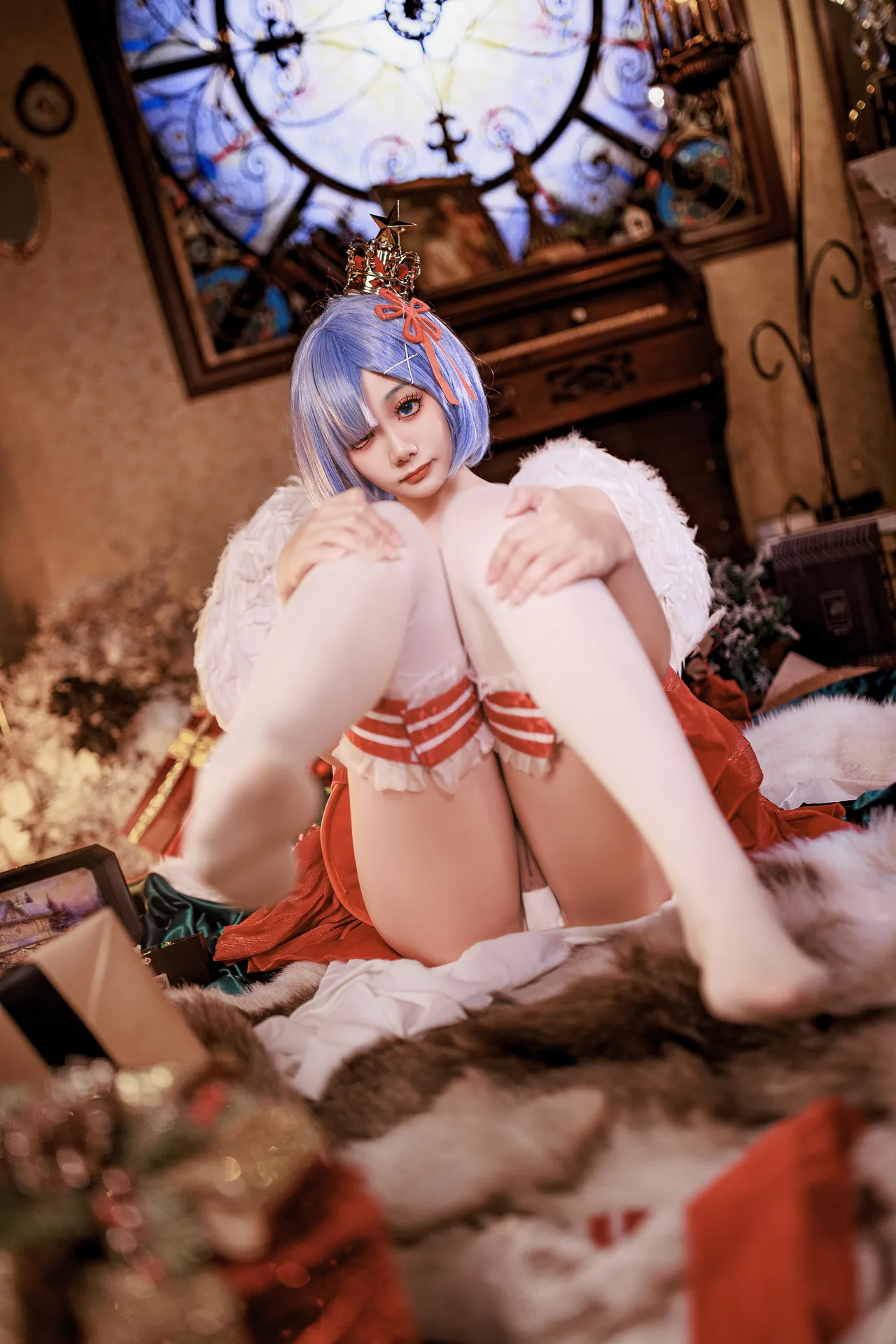 阿雪雪_yuki - 从零开始的异世界生活 蕾姆 圣诞小天使-erohere65.webp