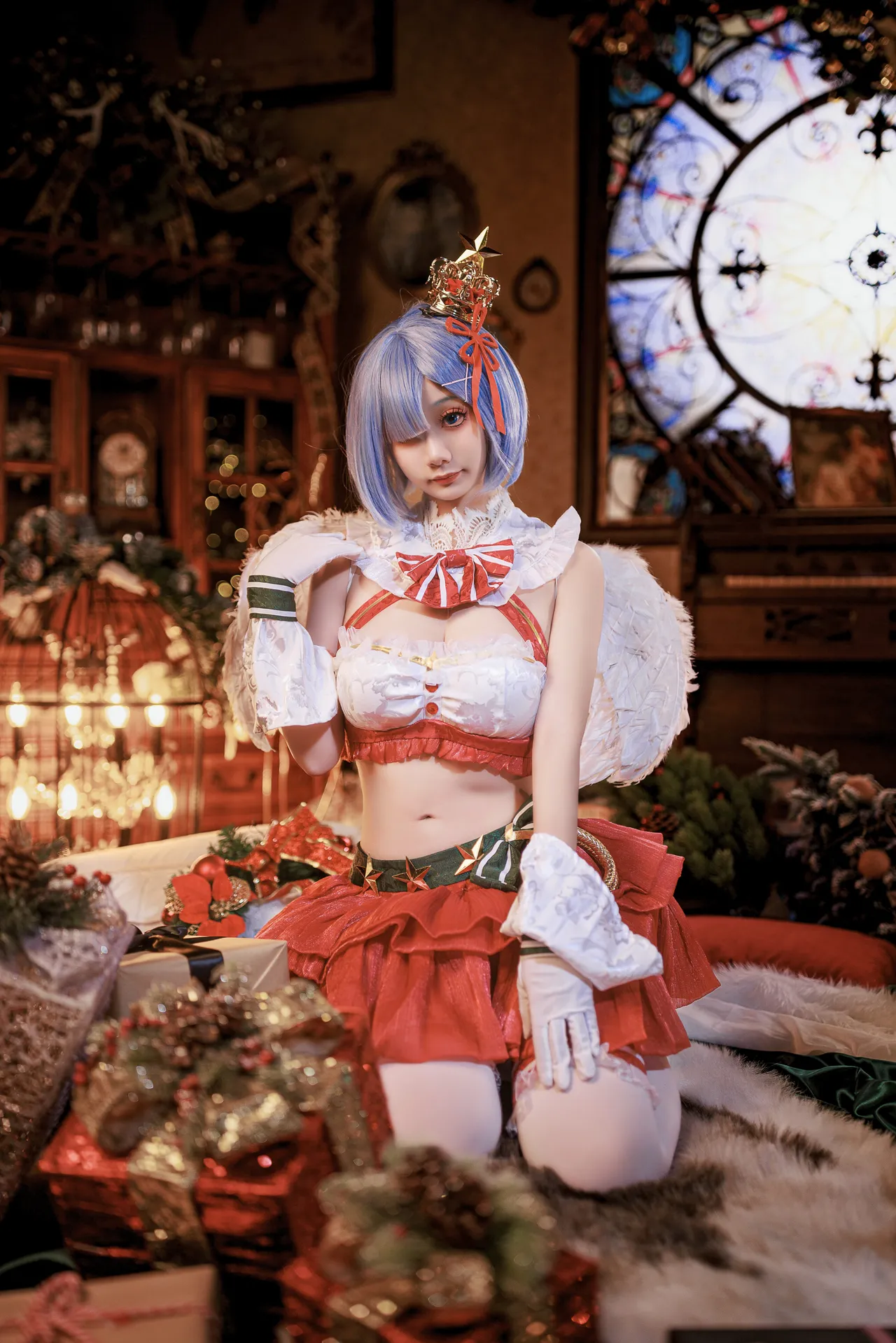 阿雪雪_yuki - 从零开始的异世界生活 蕾姆 圣诞小天使-erohere7.webp