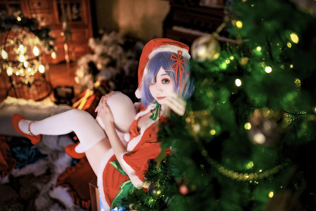 阿雪雪_yuki - 从零开始的异世界生活 蕾姆 圣诞装-erohere14.webp