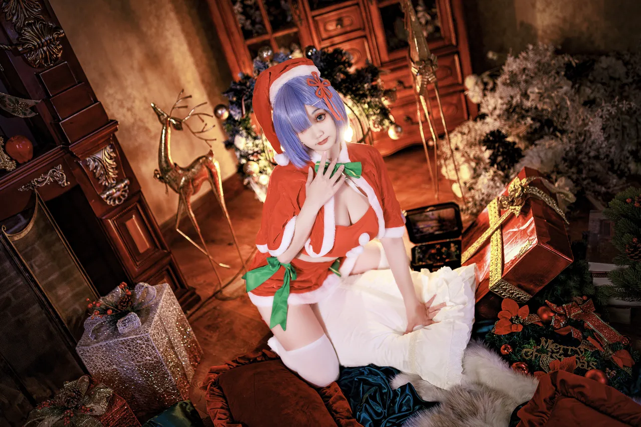 阿雪雪_yuki - 从零开始的异世界生活 蕾姆 圣诞装-erohere20.webp