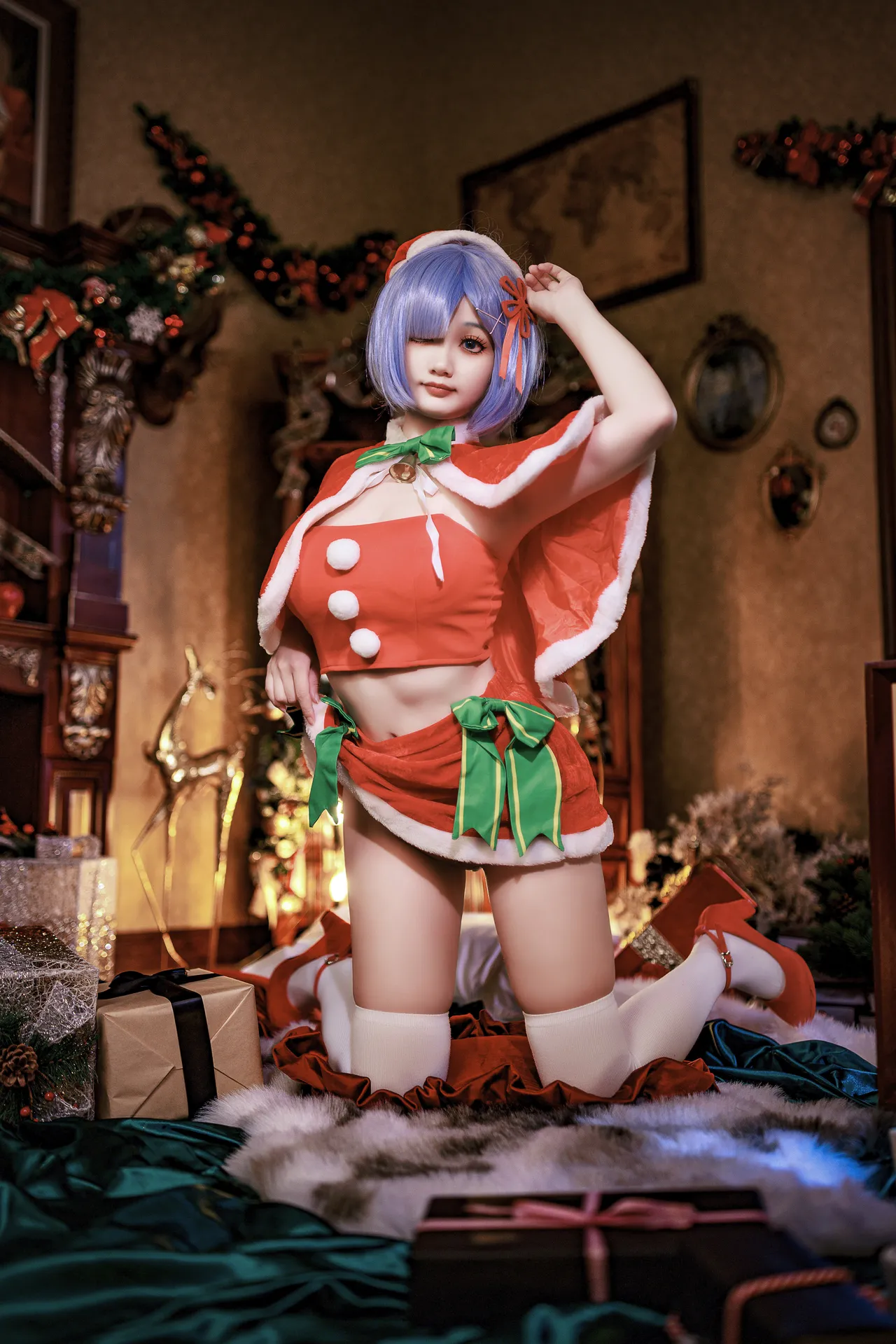 阿雪雪_yuki - 从零开始的异世界生活 蕾姆 圣诞装-erohere38.webp