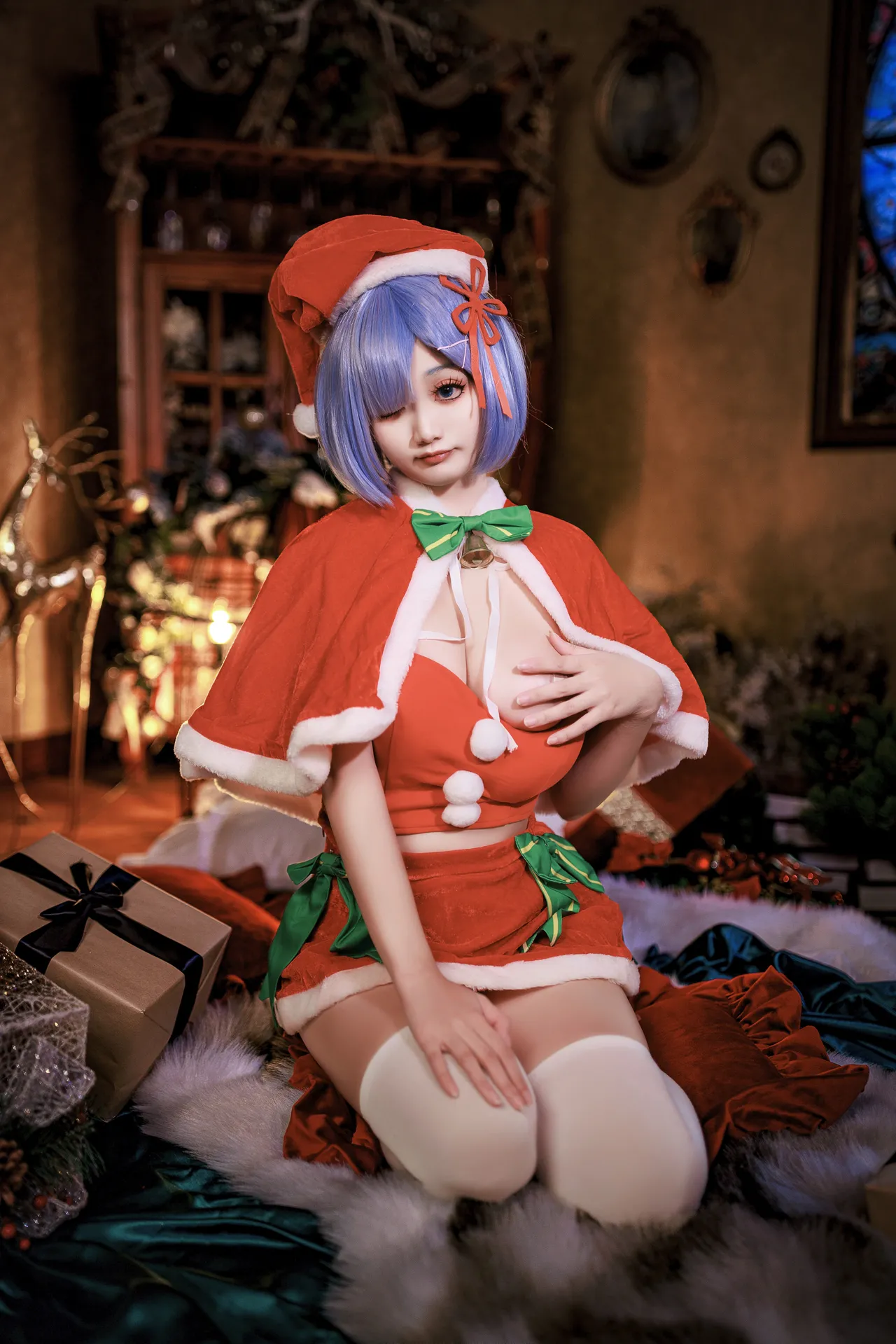 阿雪雪_yuki - 从零开始的异世界生活 蕾姆 圣诞装-erohere45.webp