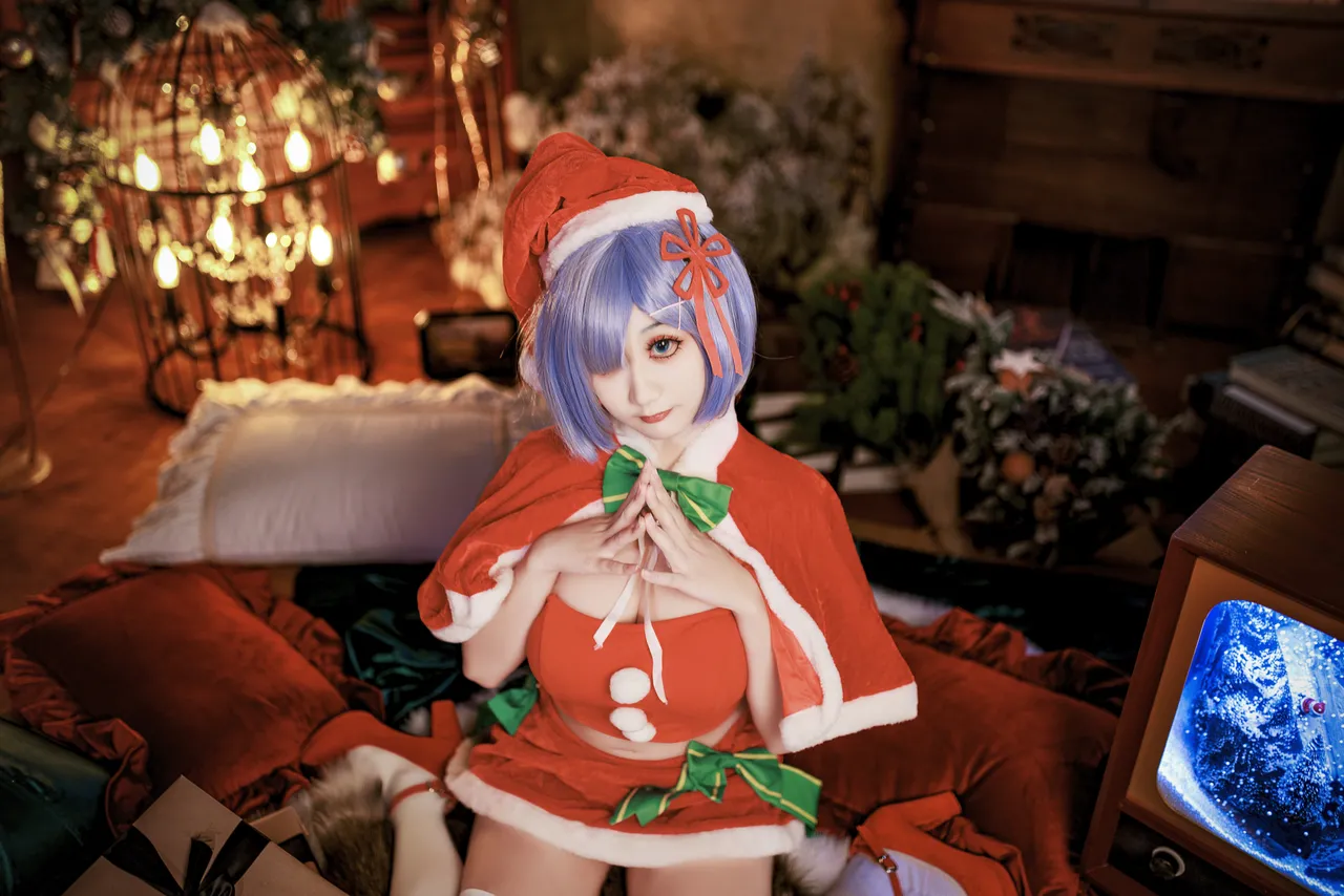 阿雪雪_yuki - 从零开始的异世界生活 蕾姆 圣诞装-erohere5.webp