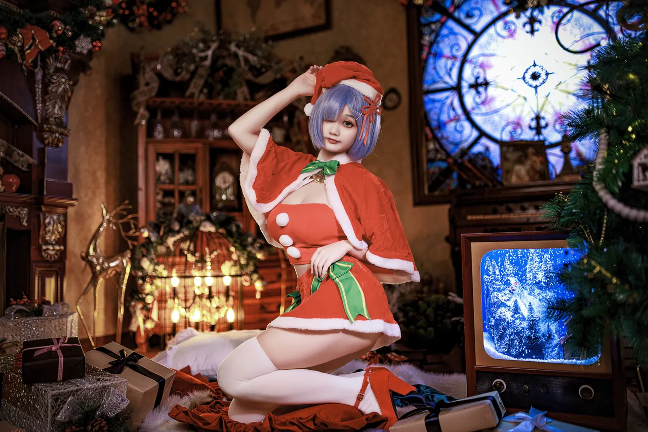 阿雪雪_yuki - 从零开始的异世界生活 蕾姆 圣诞装-erohere51.webp