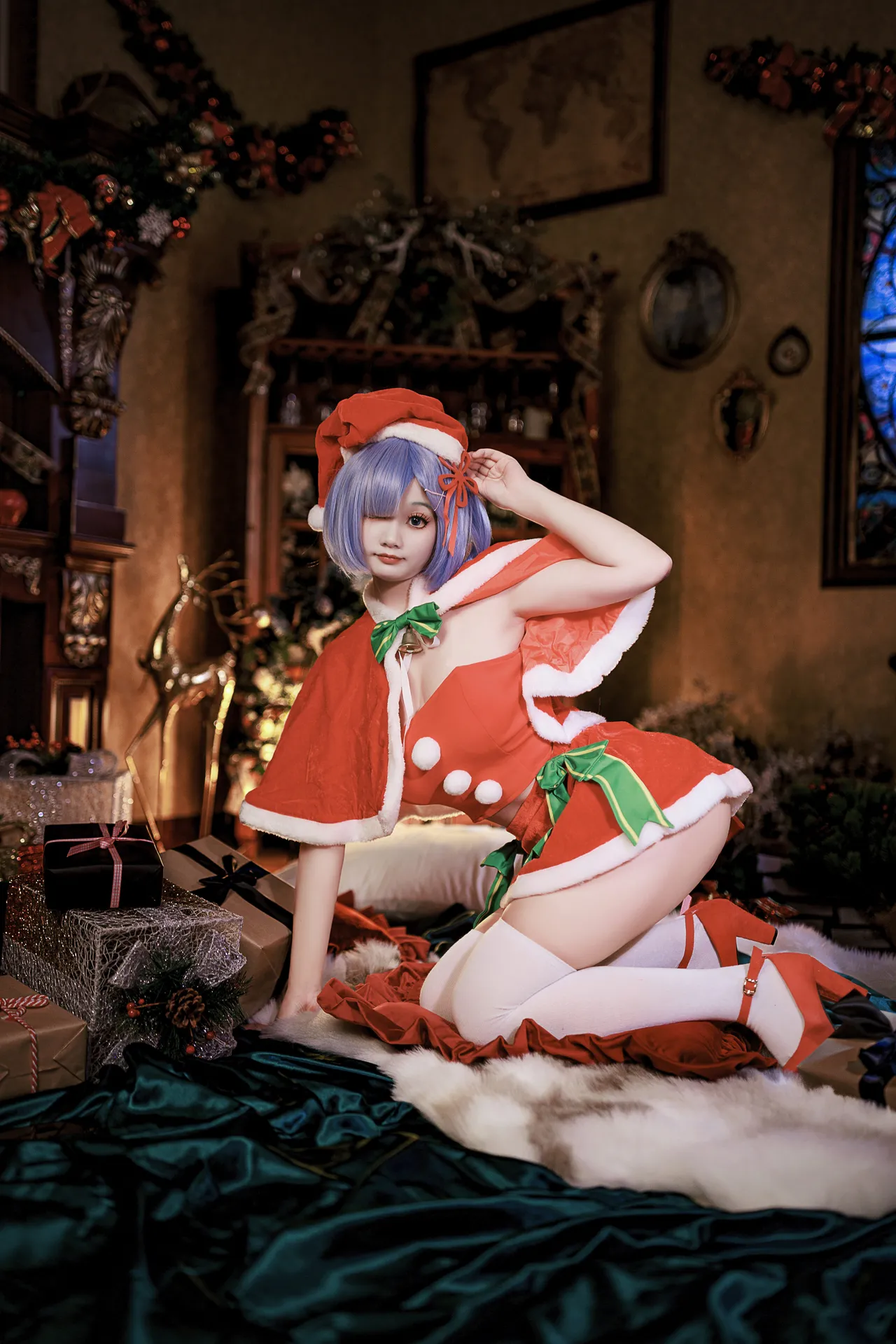 阿雪雪_yuki - 从零开始的异世界生活 蕾姆 圣诞装-erohere52.webp