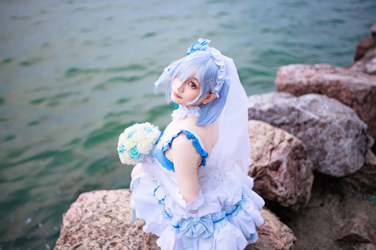阿雪雪_yuki - 从零开始的异世界生活 蕾姆 婚纱-erohere2.webp