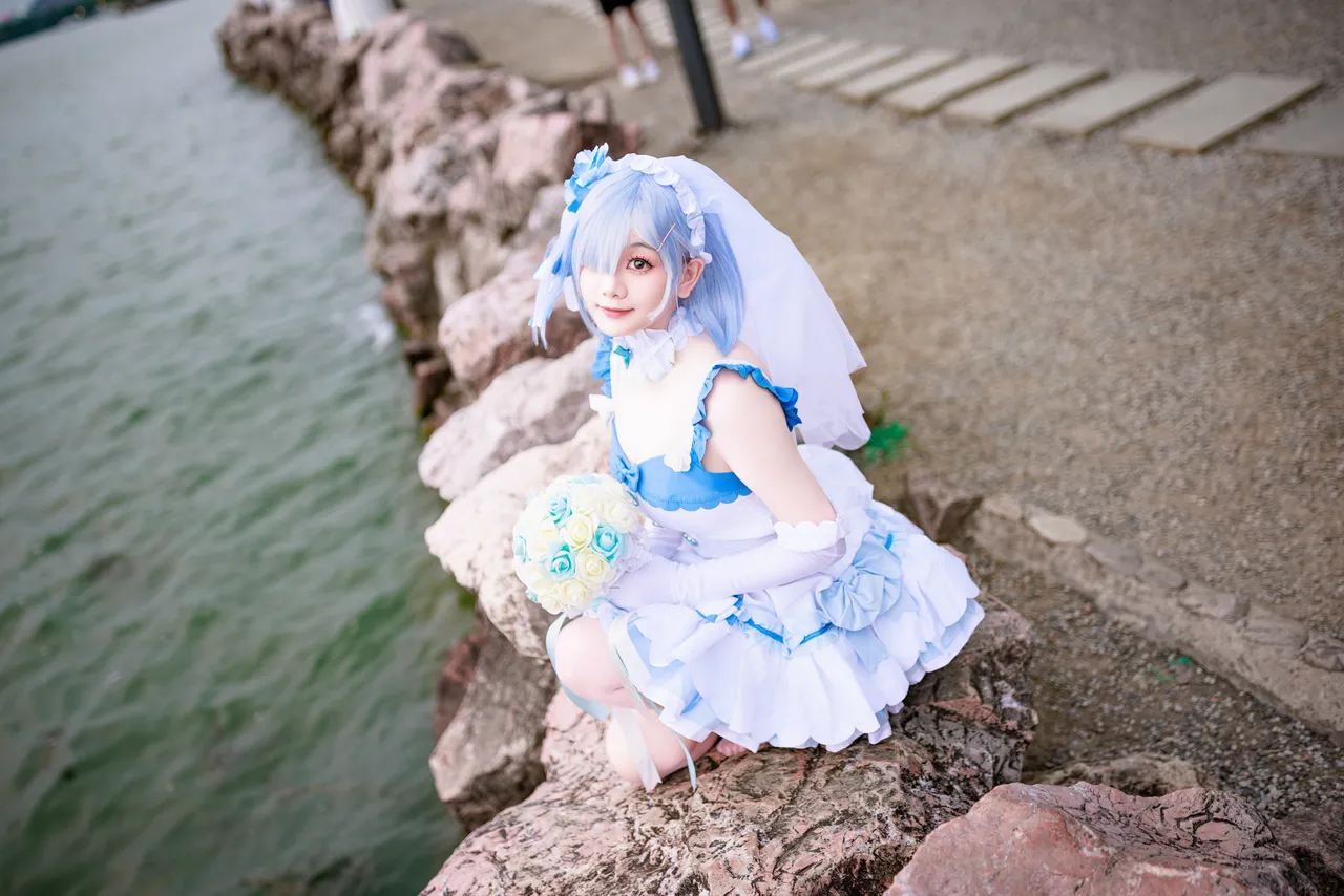 阿雪雪_yuki - 从零开始的异世界生活 蕾姆 婚纱-erohere4.webp