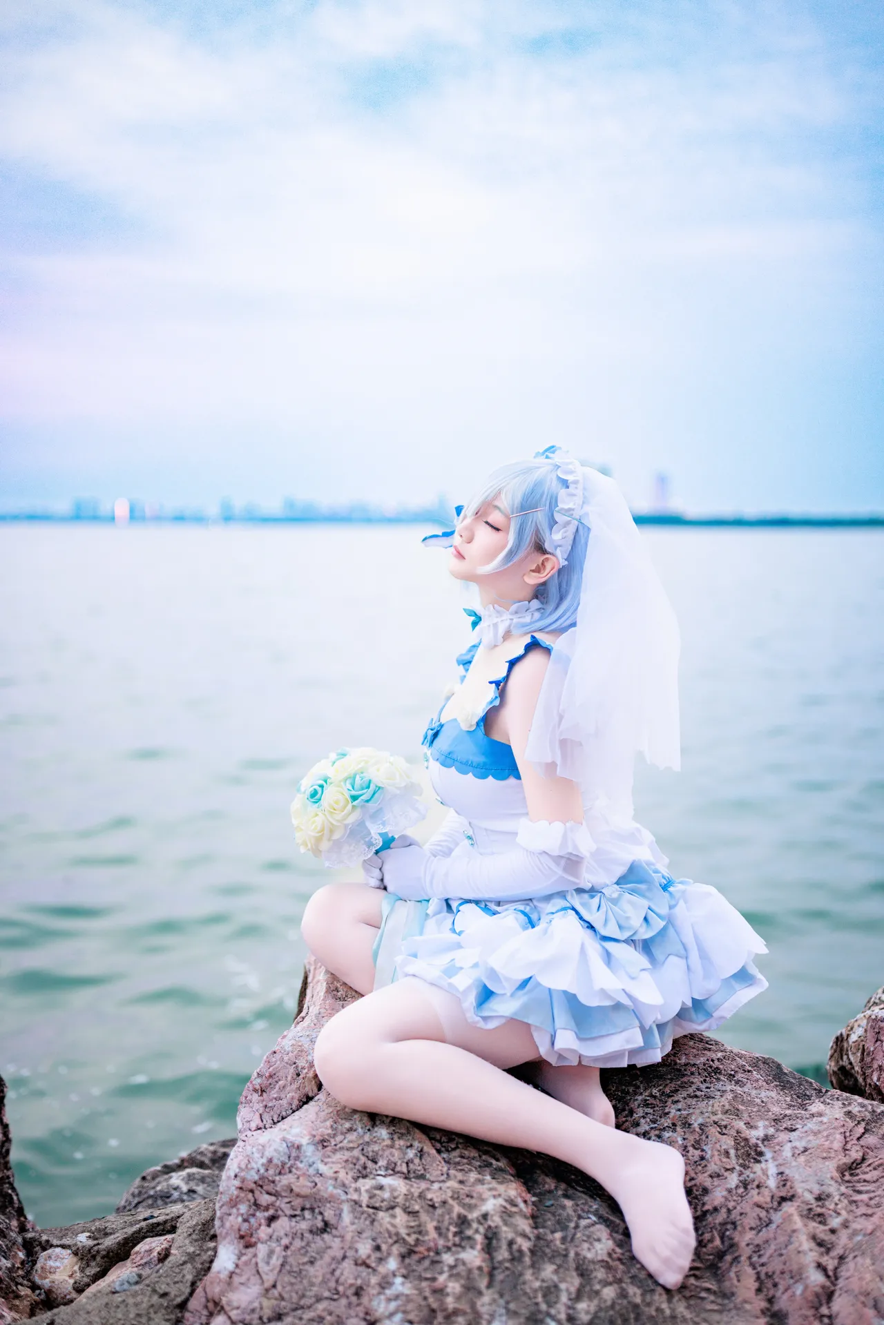 阿雪雪_yuki - 从零开始的异世界生活 蕾姆 婚纱-erohere7.webp