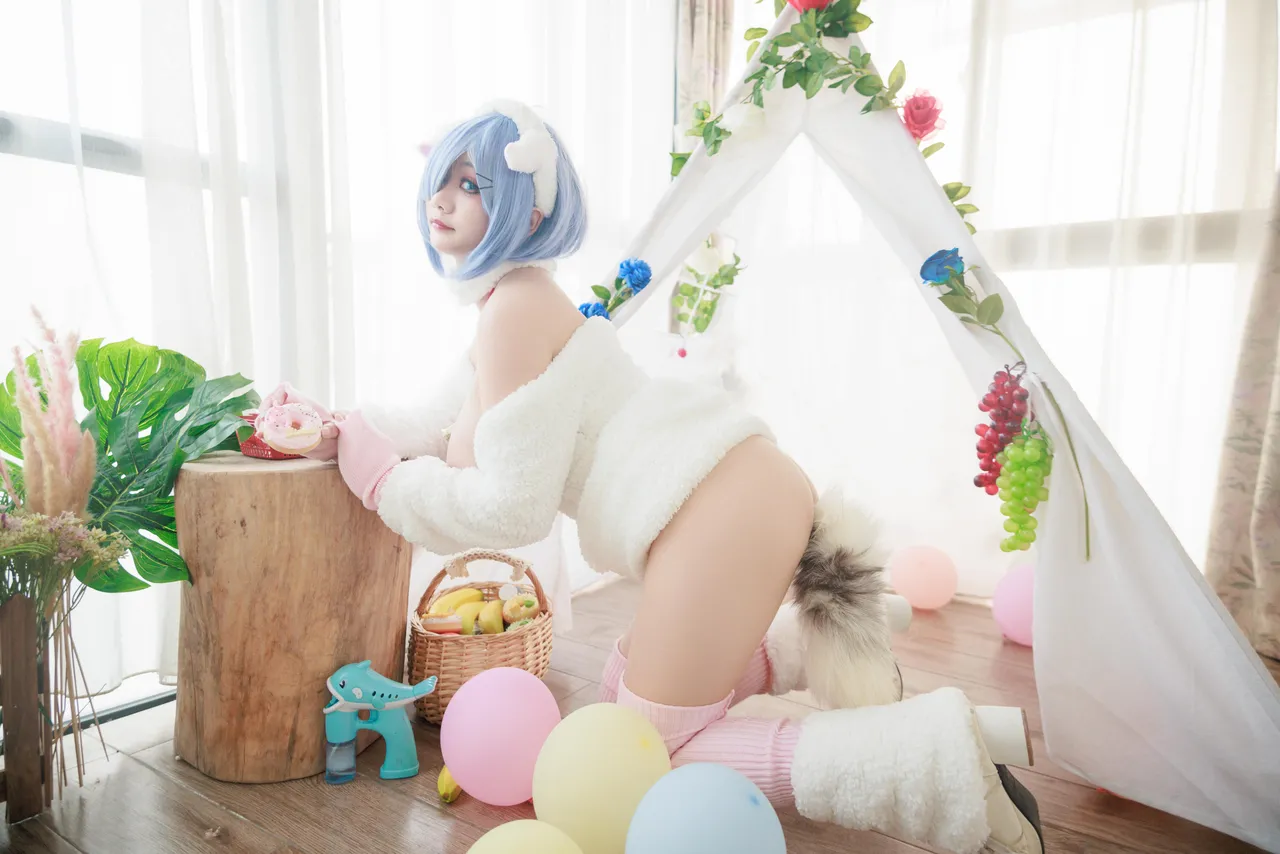 阿雪雪_yuki - 从零开始的异世界生活 蕾姆 小羊-erohere52.webp