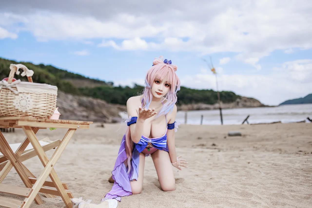 阿雪雪_yuki - 原神 珊瑚宫心海 泳装-erohere10.webp