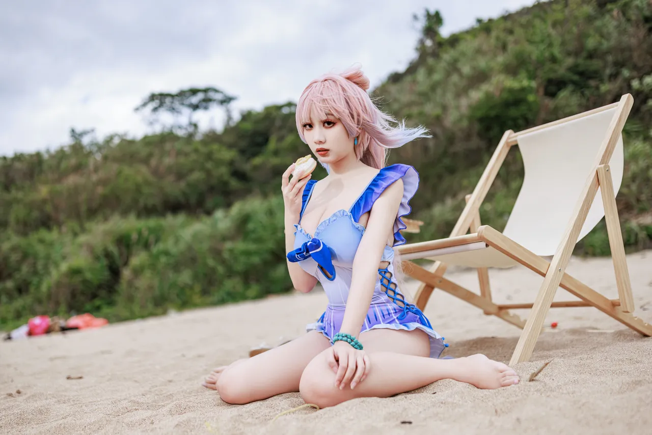 阿雪雪_yuki - 原神 珊瑚宫心海 泳装-erohere21.webp