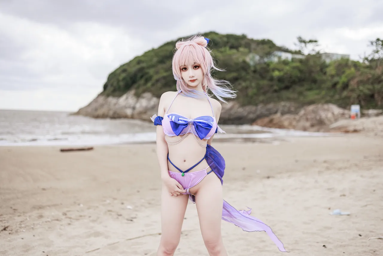 阿雪雪_yuki - 原神 珊瑚宫心海 泳装-erohere29.webp