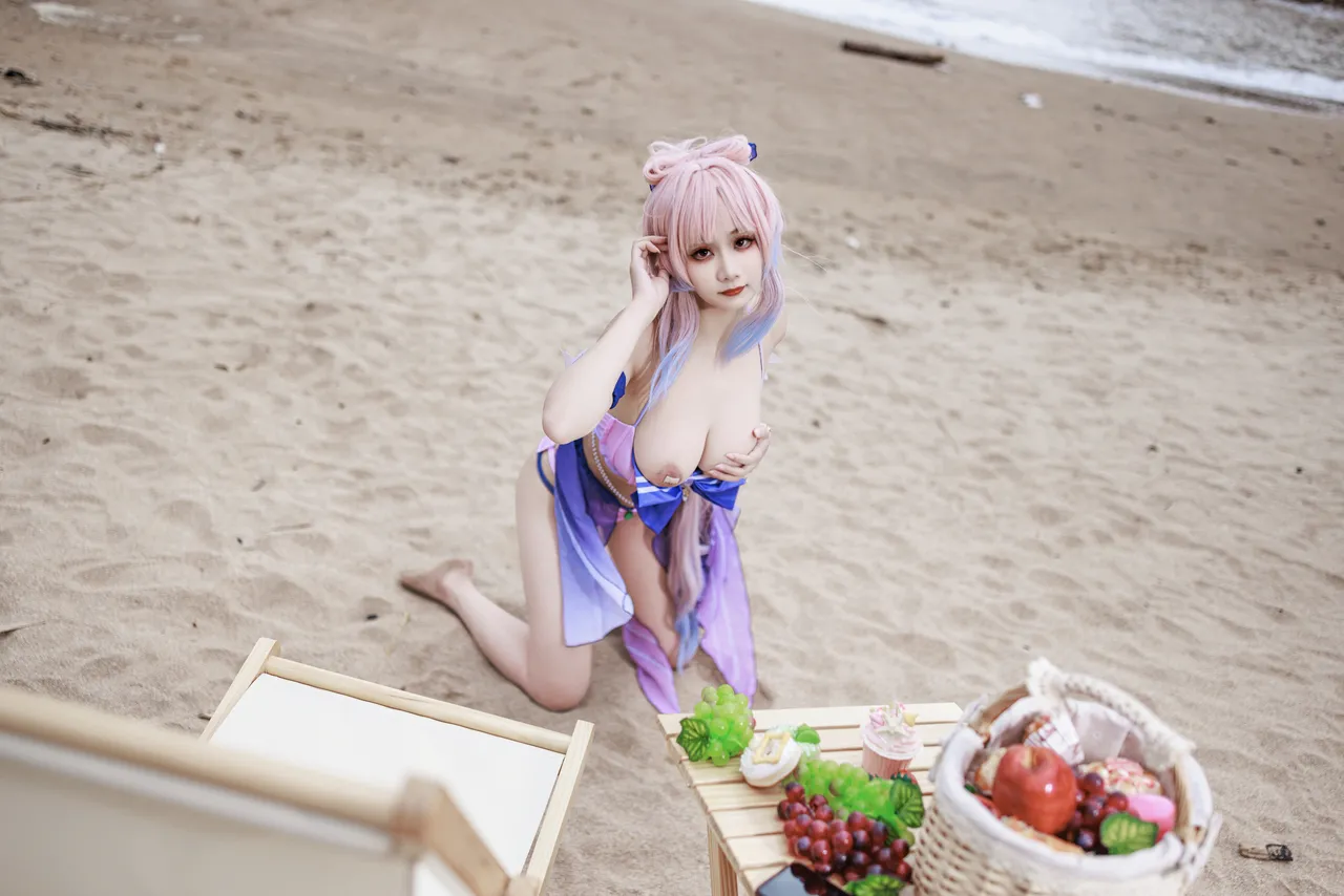 阿雪雪_yuki - 原神 珊瑚宫心海 泳装-erohere49.webp