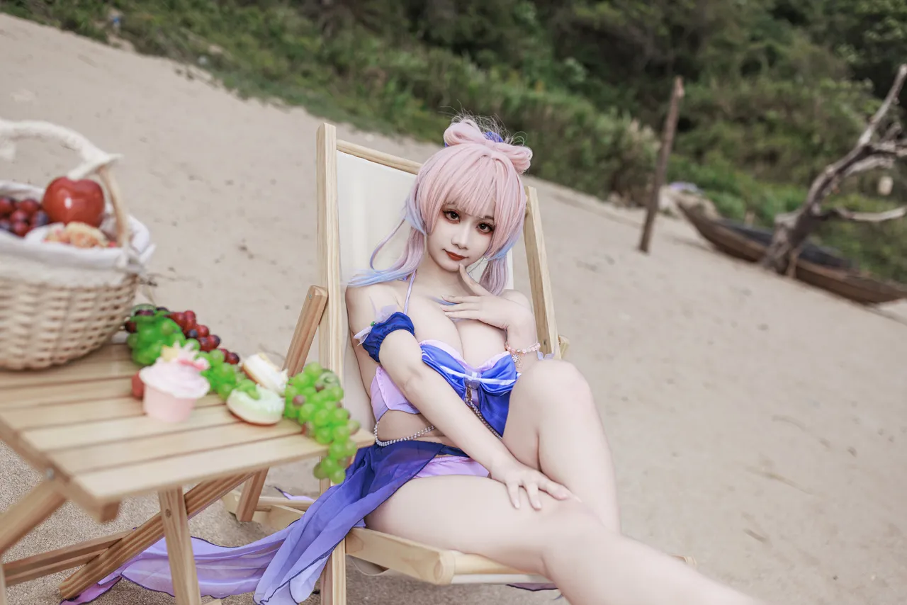 阿雪雪_yuki - 原神 珊瑚宫心海 泳装-erohere7.webp