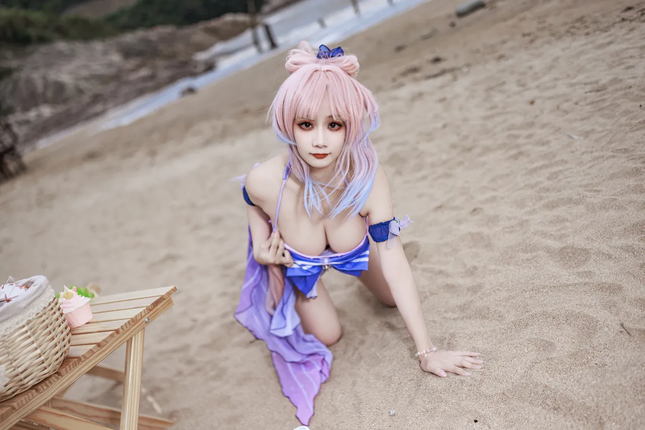 阿雪雪_yuki - 原神 珊瑚宫心海 泳装-erohere9.webp