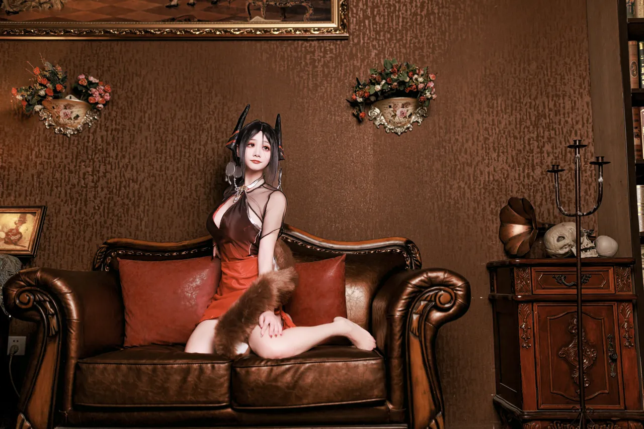 阿雪雪_yuki - 明日方舟 伊内丝 旗袍-erohere13.webp