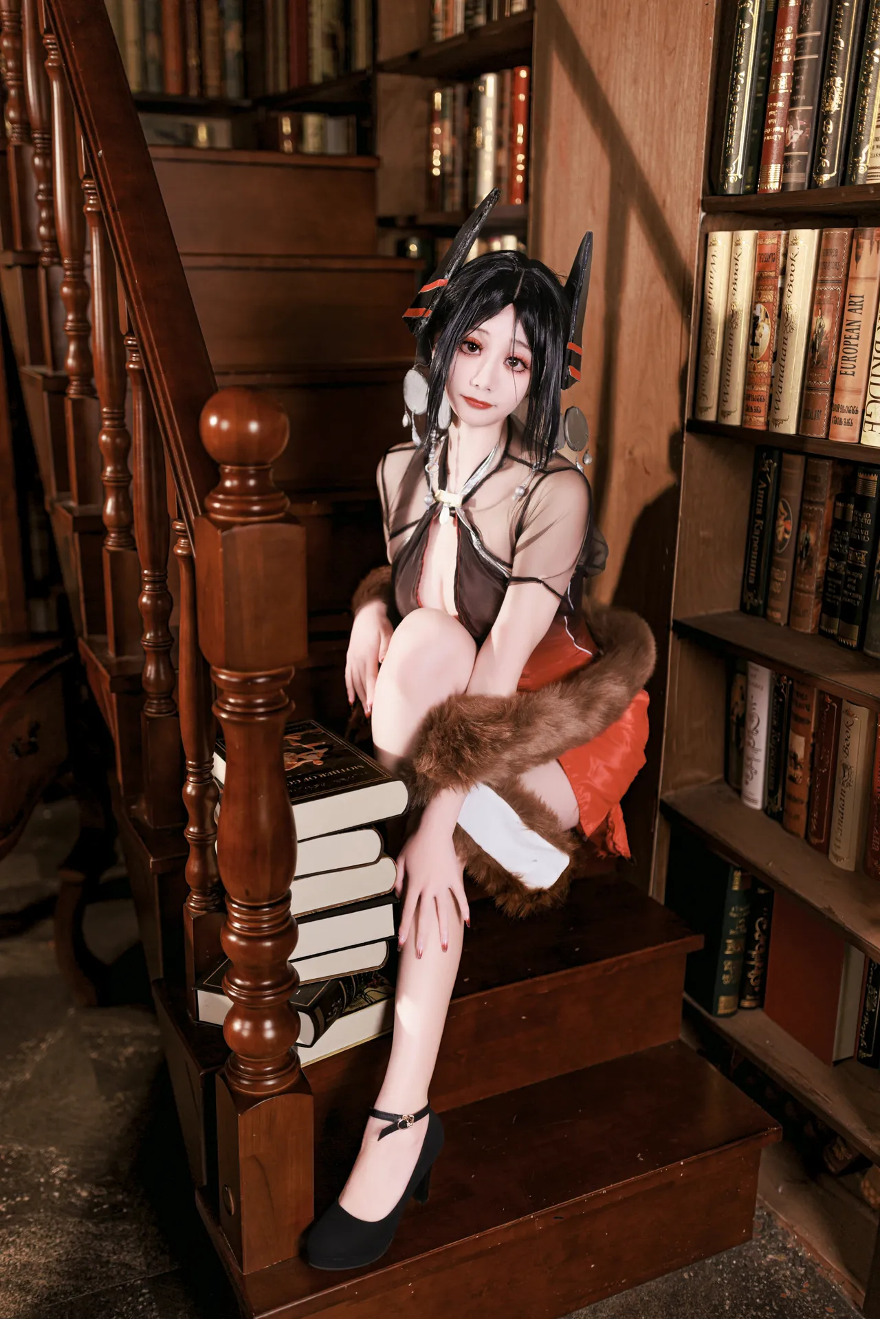 阿雪雪_yuki - 明日方舟 伊内丝 旗袍-erohere20.webp
