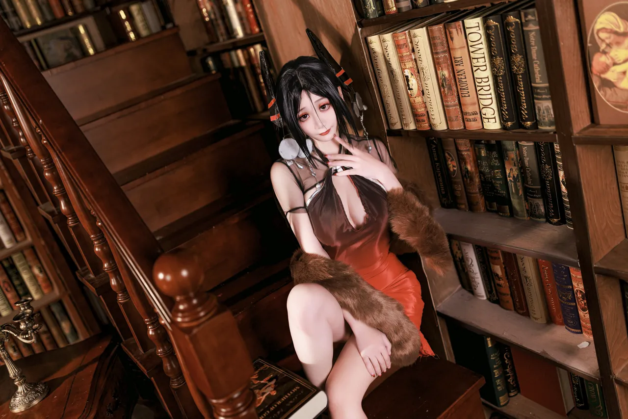 阿雪雪_yuki - 明日方舟 伊内丝 旗袍-erohere21.webp