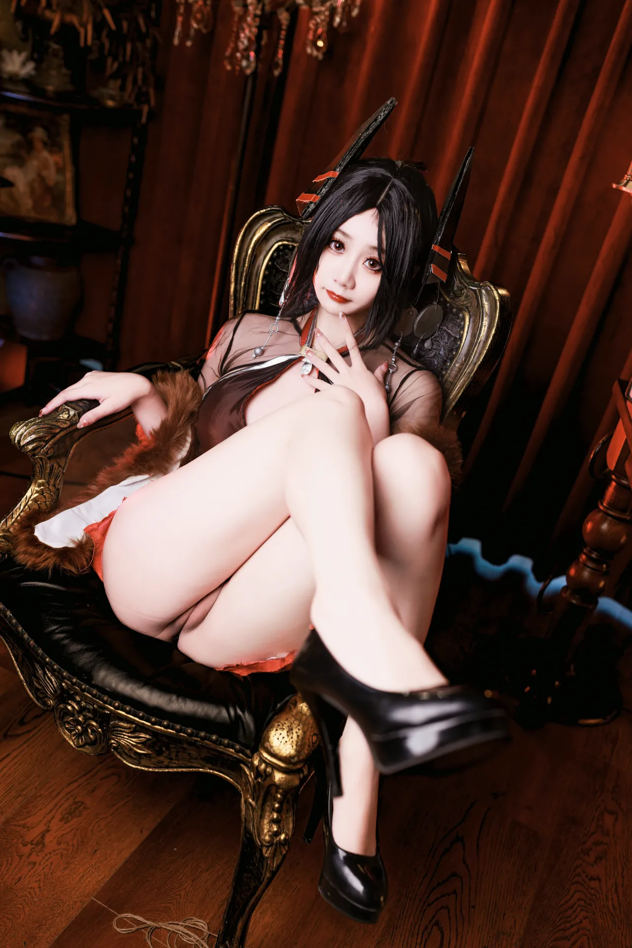 阿雪雪_yuki - 明日方舟 伊内丝 旗袍-erohere78.webp