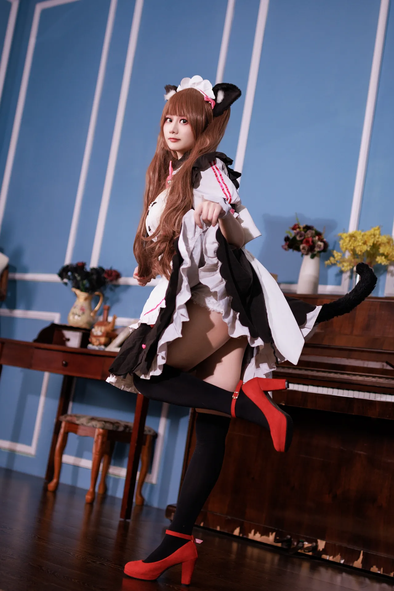 阿雪雪_yuki - 猫娘乐园 巧克力 女仆-erohere14.webp
