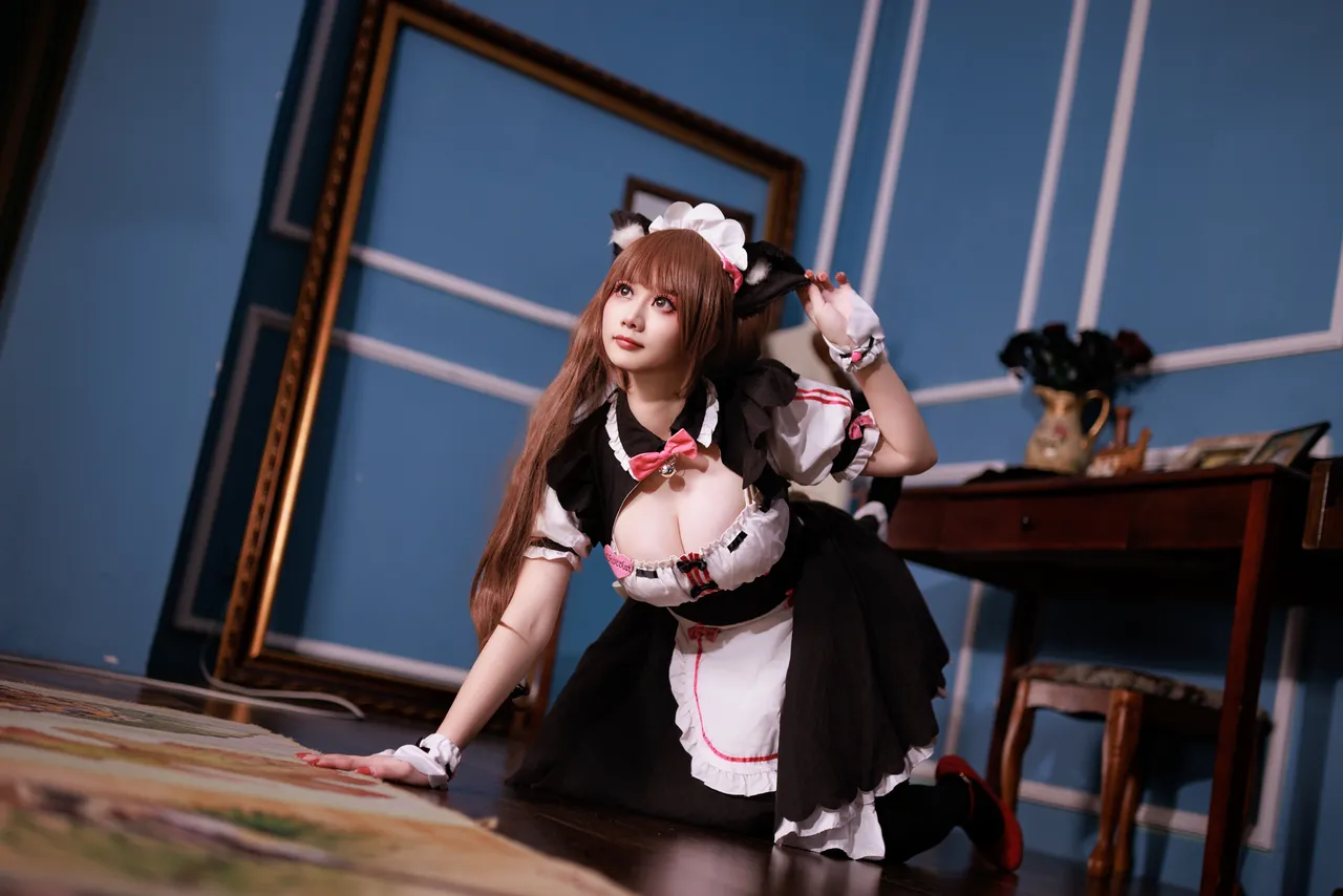 阿雪雪_yuki - 猫娘乐园 巧克力 女仆-erohere18.webp