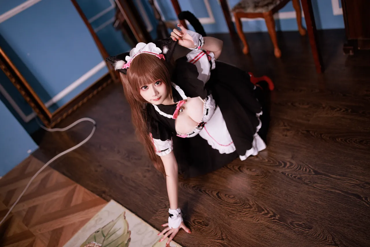 阿雪雪_yuki - 猫娘乐园 巧克力 女仆-erohere19.webp