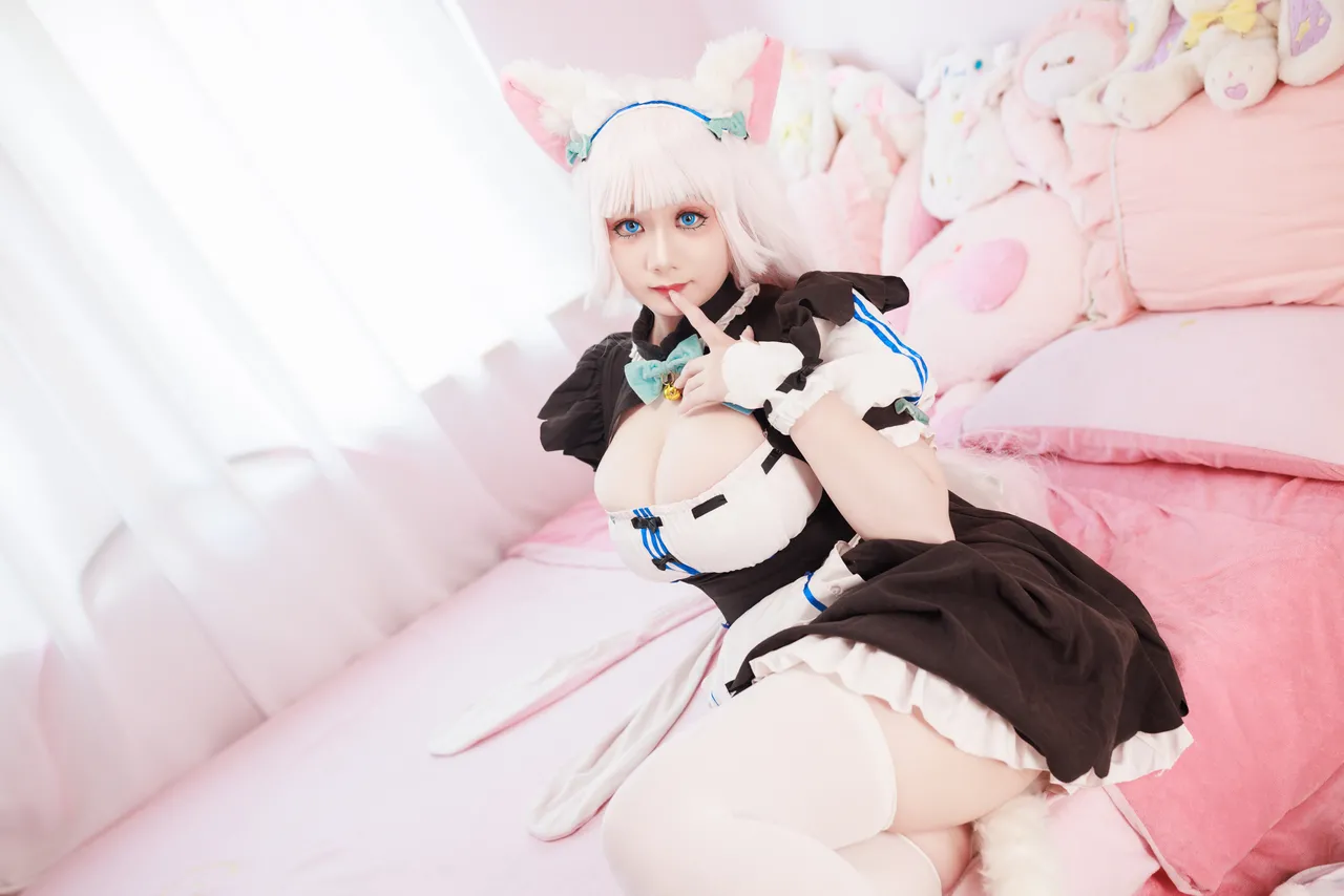 阿雪雪_yuki - 猫娘乐园 香子兰 女仆-erohere15.webp