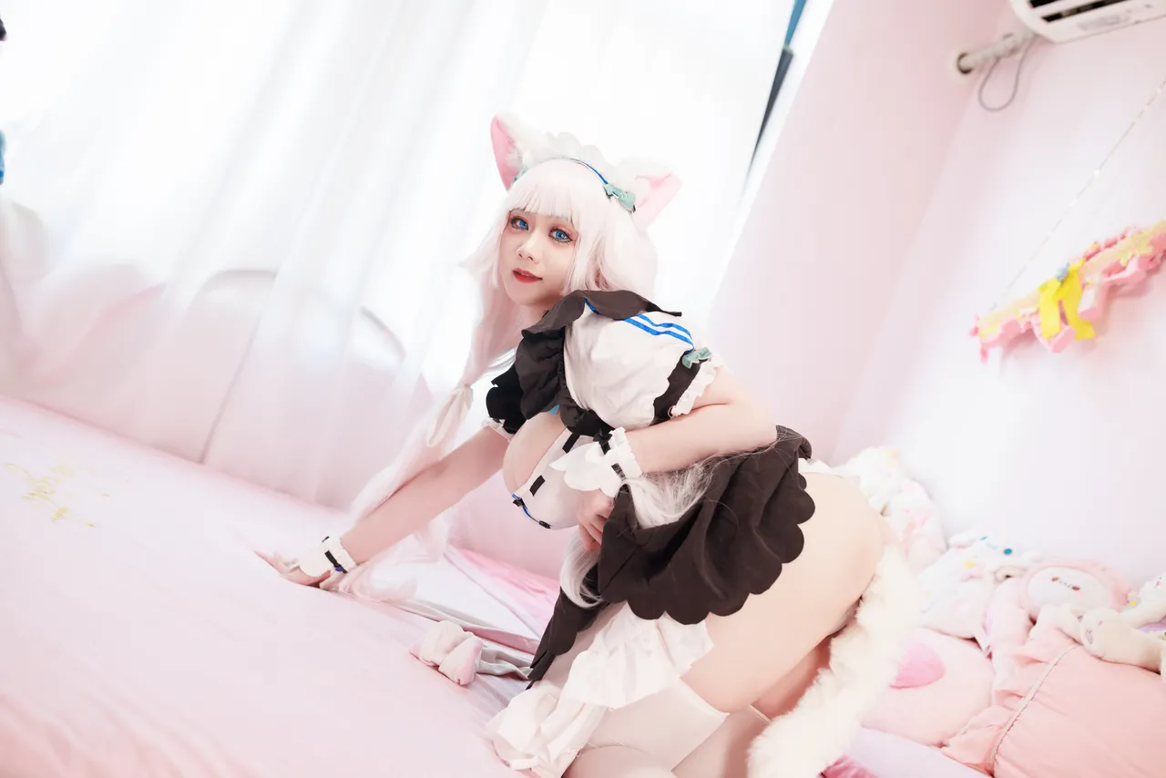阿雪雪_yuki - 猫娘乐园 香子兰 女仆-erohere16.webp