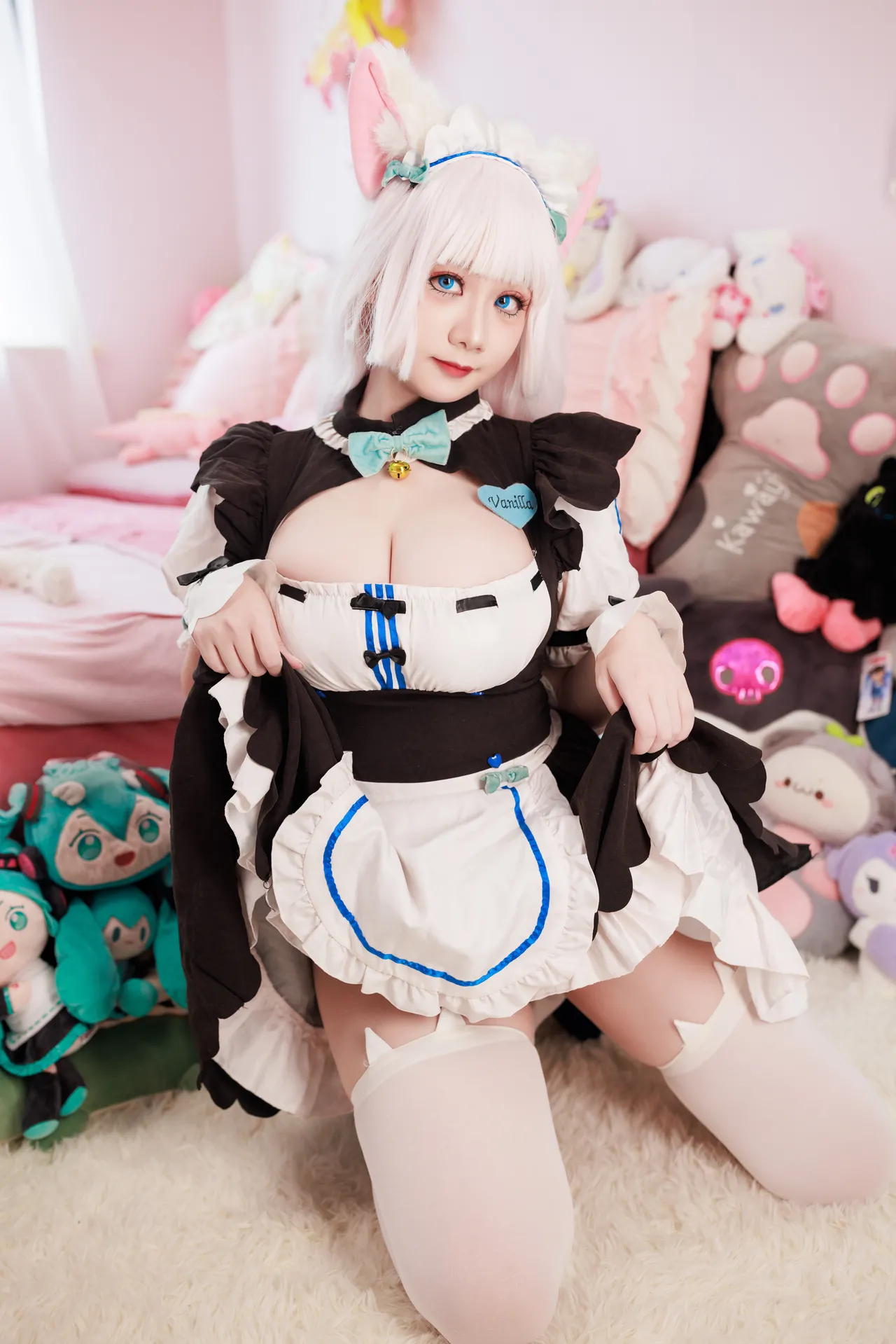 阿雪雪_yuki - 猫娘乐园 香子兰 女仆-erohere2.webp
