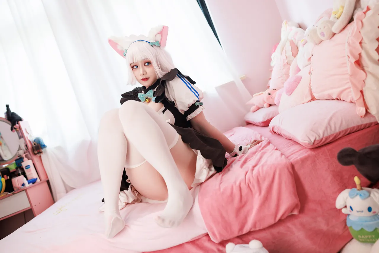阿雪雪_yuki - 猫娘乐园 香子兰 女仆-erohere22.webp