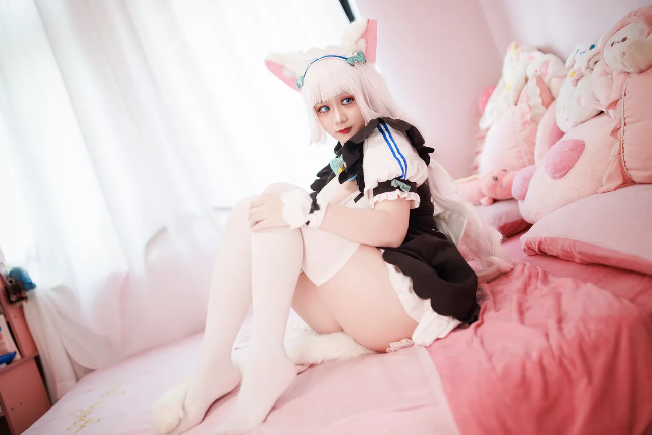 阿雪雪_yuki - 猫娘乐园 香子兰 女仆-erohere24.webp