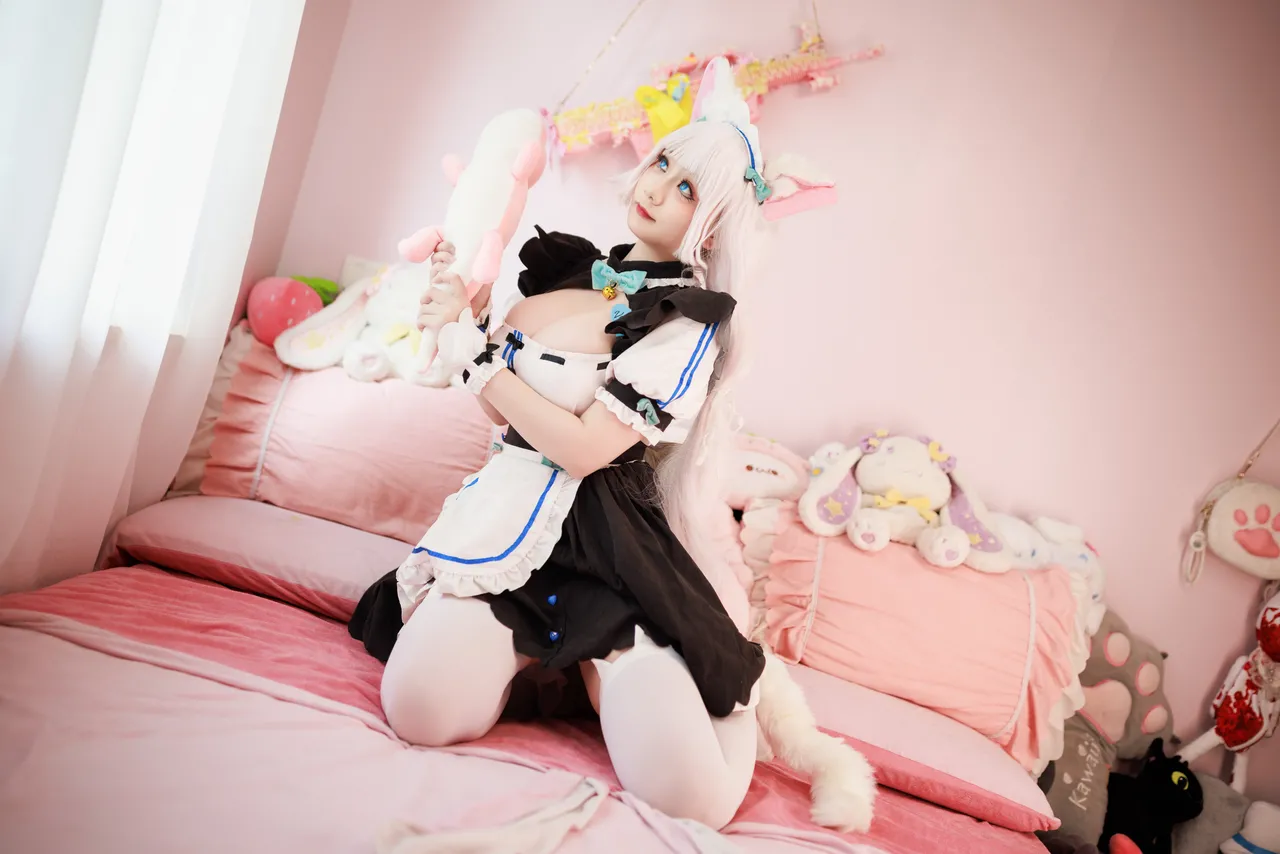 阿雪雪_yuki - 猫娘乐园 香子兰 女仆-erohere34.webp
