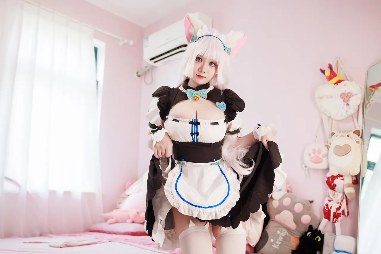 阿雪雪_yuki - 猫娘乐园 香子兰 女仆-erohere8.webp