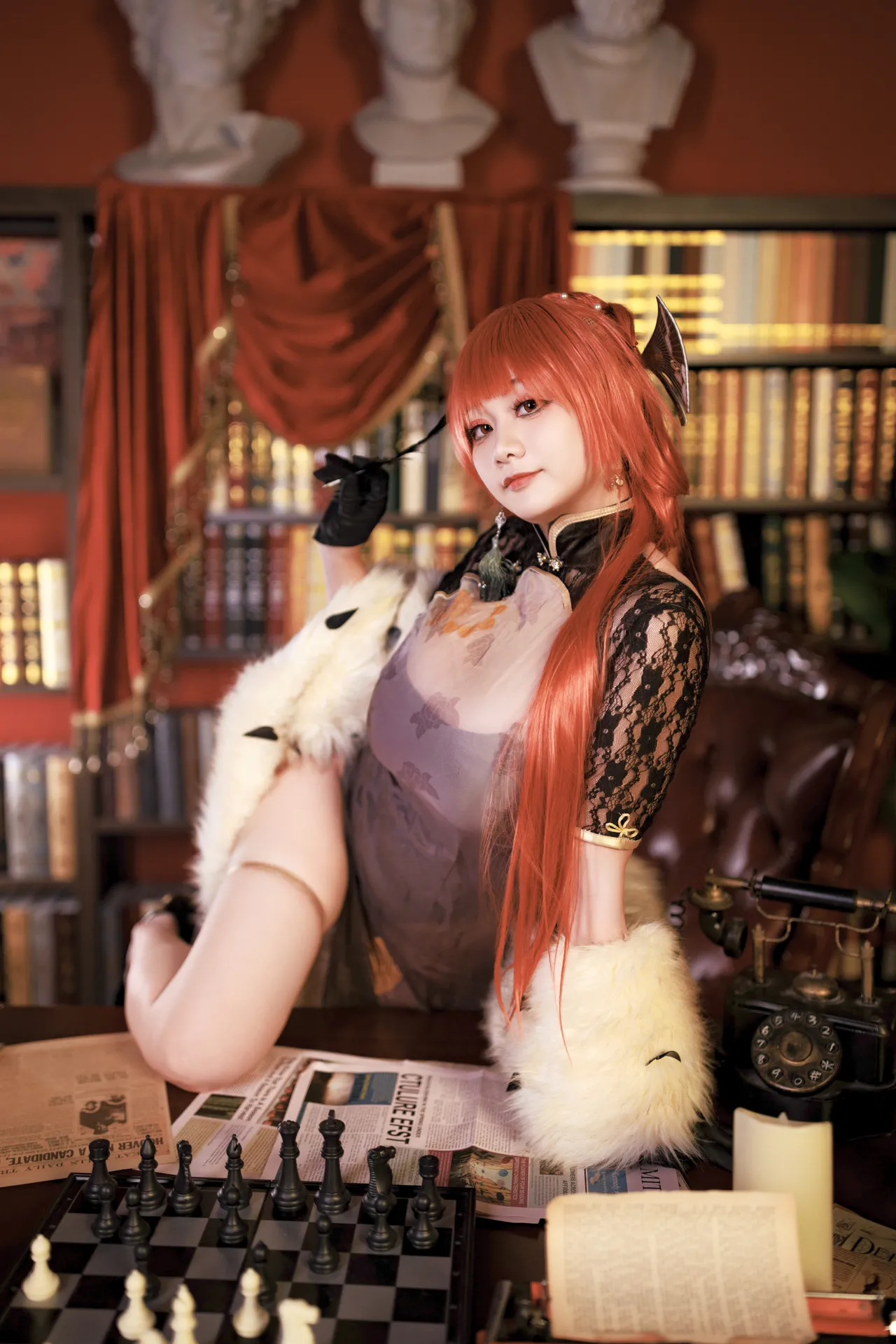 阿雪雪_yuki - 碧蓝航线 君主 旗袍-erohere10.webp